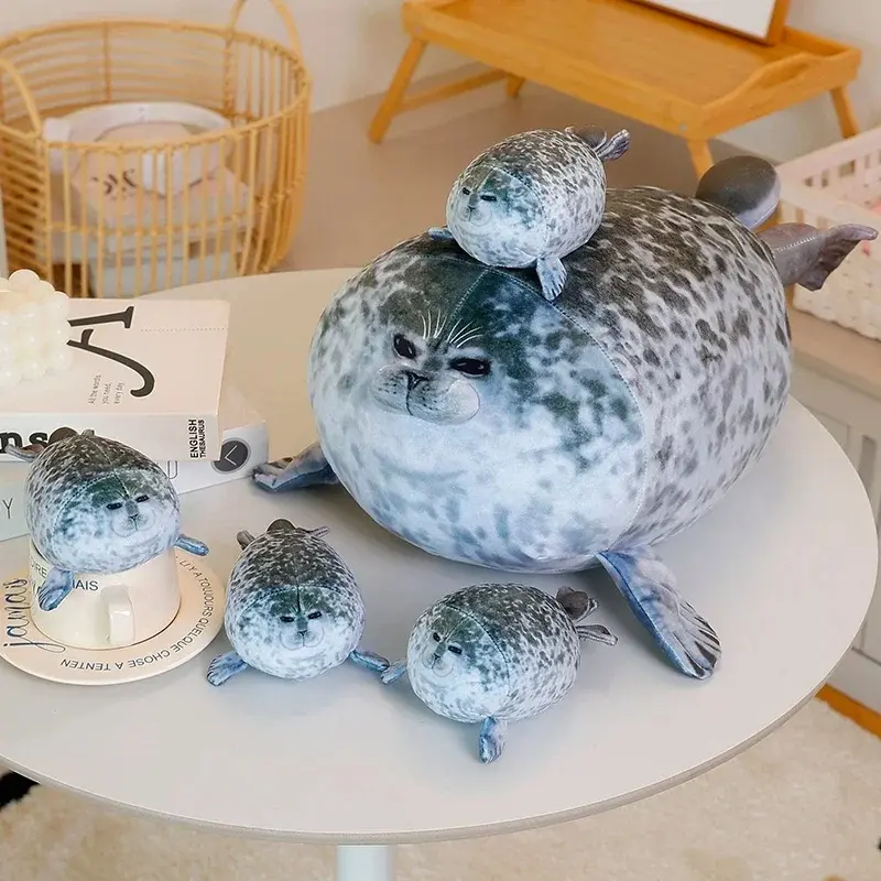 Seal Plush Toy Soft Stuffed Animal Pillow Cute Sea Lion Cushion Seal Plush Toy Soft Stuffed Animal Pillow Cute Sea Lion Cushion