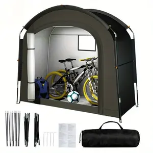 New large outdoor large space storage tent, portable bicycle outdoor storage tent