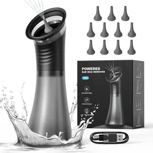 Professional Electric Ear Wax Removal System, 3-Tier Hydraulic Cleaning Kit, USB Charging, Medical Grade Home Care, Ideal Gift