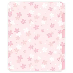 SKYDUE 8-Tab Binder Dividers with Tabs, Plastic Divider for 3-Ring, School Office Letter Size,Tear-Resistant File Organizers
