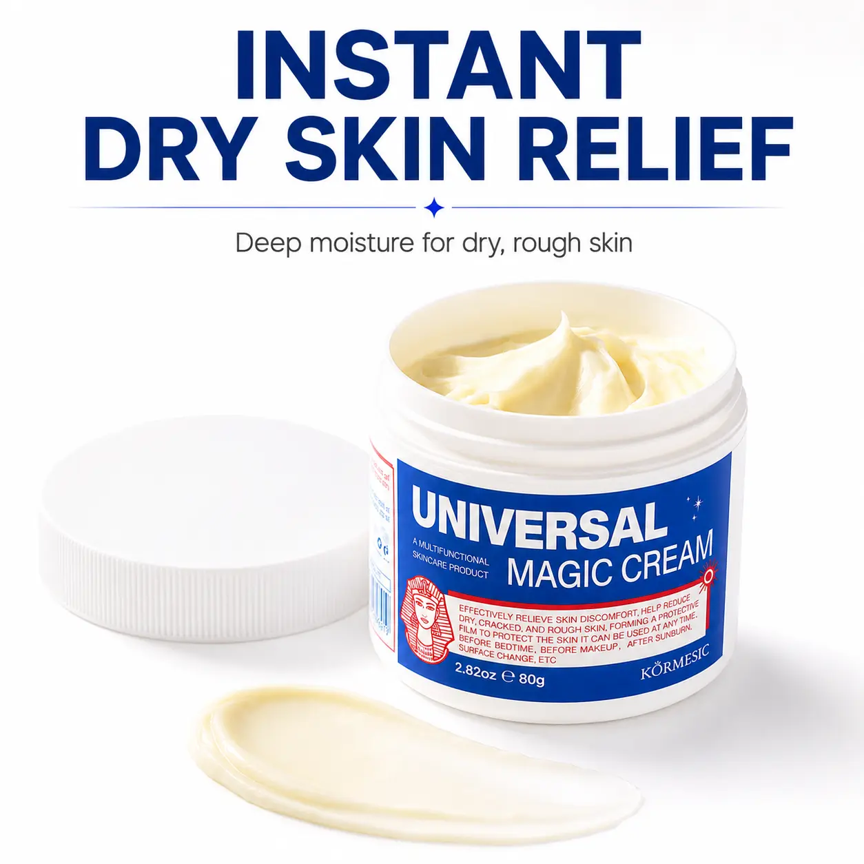 KORMESIC Universal Magic Cream | Multi-Functional Hydrating Moisturizer for Face & Body | Nourishing Skin Care Cream for Soft, Smooth Skin