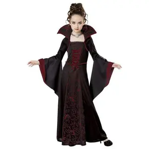 Kawell Royal Vampire Costume for Girls Halloween Dress Up Party