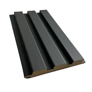 Matte Graphite Slat Wall Panels