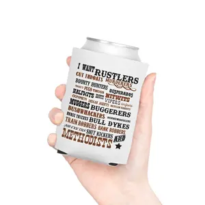 Blazing Saddles Can Cooler Regular and Slim Size, Hedley Funny Saying, Retro Movie Fan Gifts