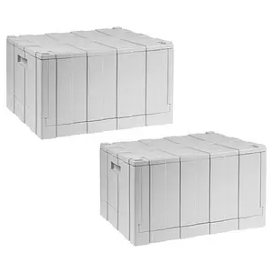 Improvements Heavy Duty Large Capacity Storage Box - 2-pack