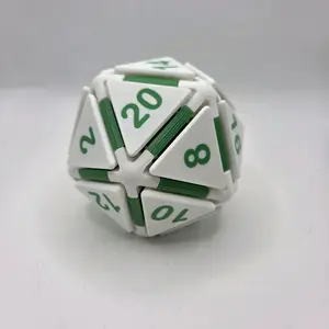 Clicky D20 Desktop Fidget Clicker Figurine Decor Decorative stress relief