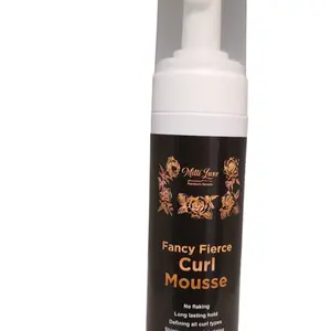 Fancy Fierce Curl Mousse For wrapping hair, holding curls, adding bounce, volume and taming curls .