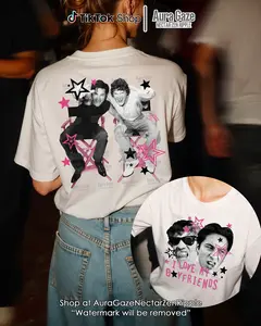 I Love My Boyfriends 2Sided Tee - Hollanov Unisex Sweatshirt For Fan, Hudson Williams and Connor Storrie Retro Shirt, Heated Rivalry Tee