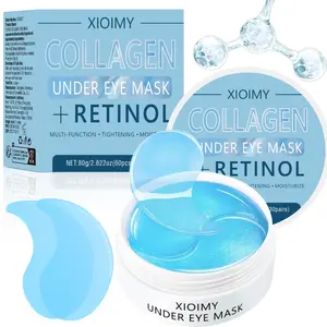 Collagen & Retinol Eye Mask, 60pcs Deep Moisturizing Firming Eye Care Mask, Eye Care Product for Women & Men, Suitable for All Skin Types, Hydrate, Hydrating