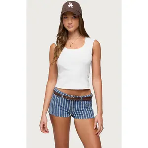 Edikted Women's Yoonchae Scoop Neck Top