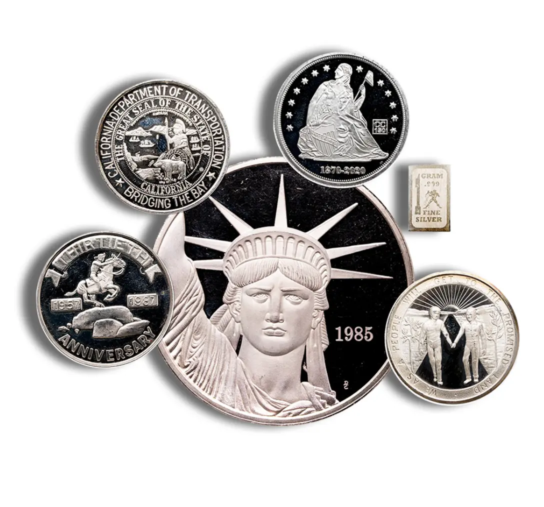 Miscellaneous Marked .999 Silver (less than 50 oz)