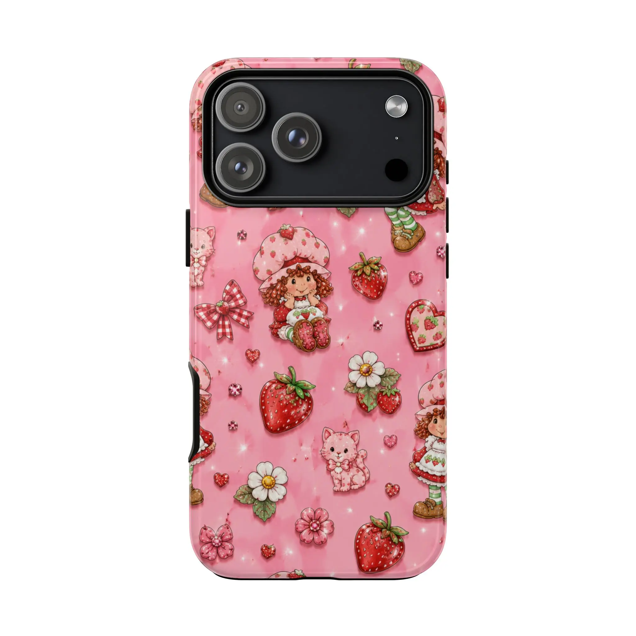 Sunflower Porch Co Strawberry Shortcake Pattern Phone Case | Tough Case