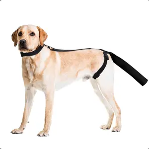 OHCOZZY Adjustable Dog Tail Protector for Wounds, Tail Cover Recovery Sleeve for Medium and Large Dogs, Anti Licking(M,Black)