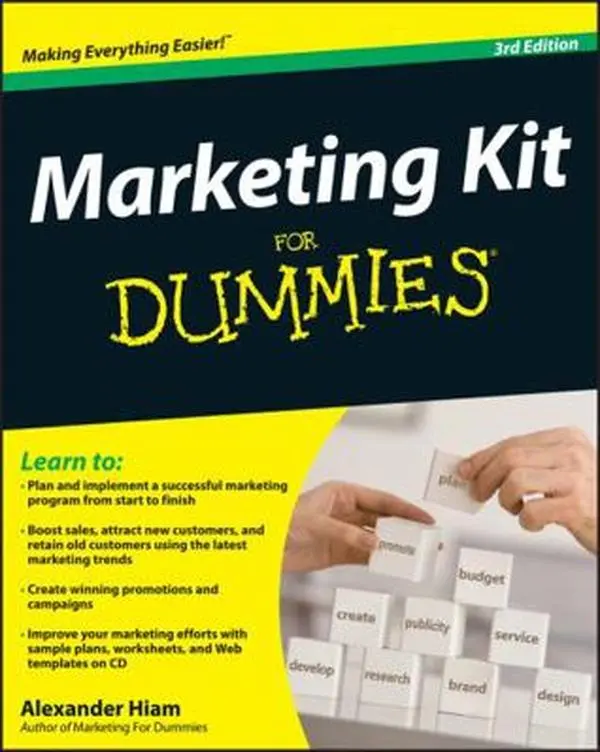 USED-Marketing Kit for Dummies [With CDROM] by Hiam, Alexander (Hardcover)
