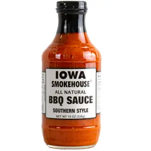 IOWA SMOKEHOUSE BBQ Sauce, Southern Style - 19 oz - All Natural Sauce