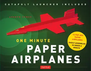 USED-One Minute Paper Airplanes Kit: 12 Pop-Out Planes, Easily Assembled in Under a Minute: Paper Airplane Book with Paper, 12 Projects & Plane Launcher [W by Dewar, Andrew (Misc.)