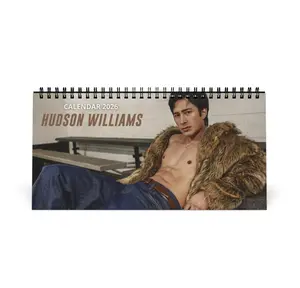 Heated Rivalry Desktop Calendar 2026, Hudson Williams Version, Hockey Romance Desk Decor (10x5 in)