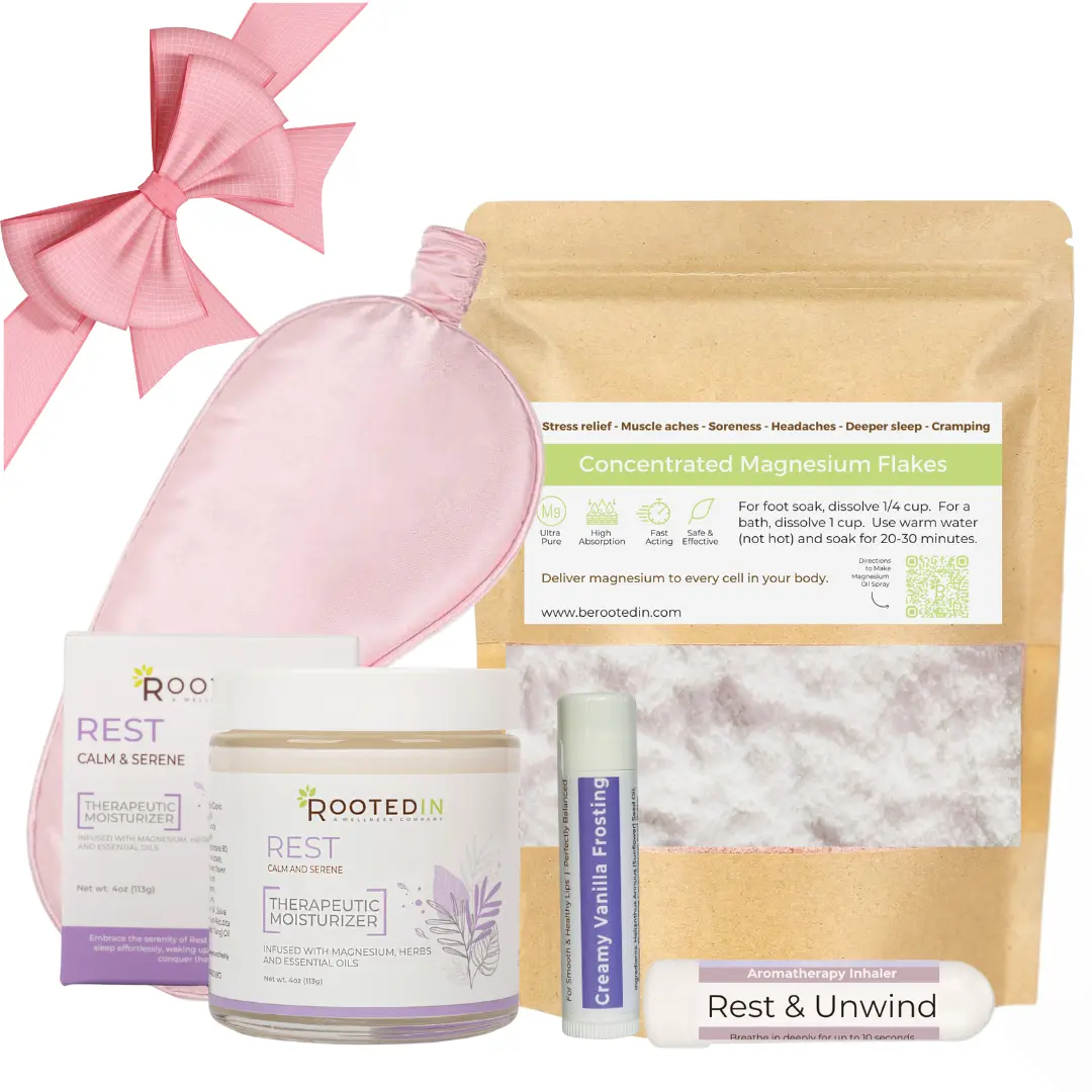 Spring Wellness & Relaxation Bundle | Relax, Unwind & Glow | Deep Sleep, Stress Relief & Soft Skin | Magnesium Cream, Soaking Salts & More