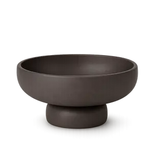 Black Ikebana Bowl – Minimalist Japanese Floral Arranging Dish