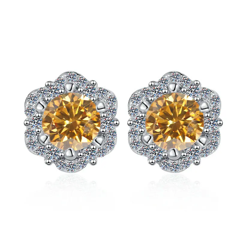 [Super Sparkling Zircon] 1 Carat Champag