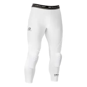 MCDAVID HEX® Basketball Compression ¾ Tight with Knee Pads - Machine Washable, 9mm Technology, Premium Design, Enhanced Performance Features