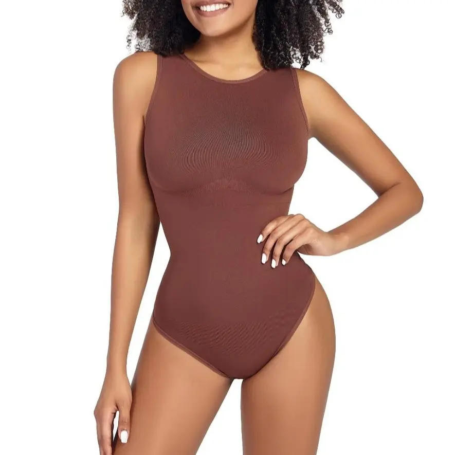 Women's Formline Sleeveless Shaping Bodysuit, Seamless Slim-Fit Tank Shapewear, Stretchy Tummy Control Womenswear
