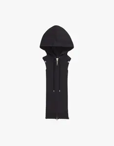 Veronica Beard Hoodie Dickey in Black