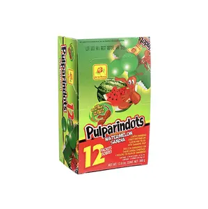 Pulparindots Watermelon Sandia Flavor Mexican Candy By De La Rosa 12 Pieces