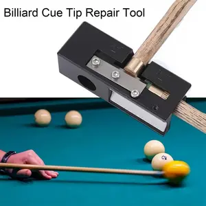 [11-in-1 Billiard Repair Tool] 11-in-1 Billiard Stick Repair Tool, Multifunctional Snooker Pool Cue Tip Shaper, Portable Cue Tip Accessories