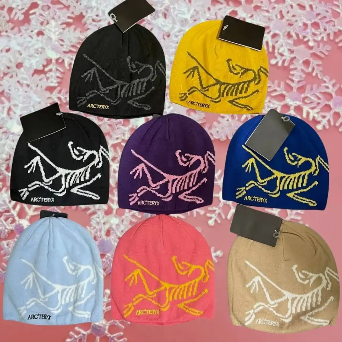 Arc'teryx Bird Head Toque Beanie, Warm Knit Winter Hat, Outdoor Hiking Skull Cap, Unisex