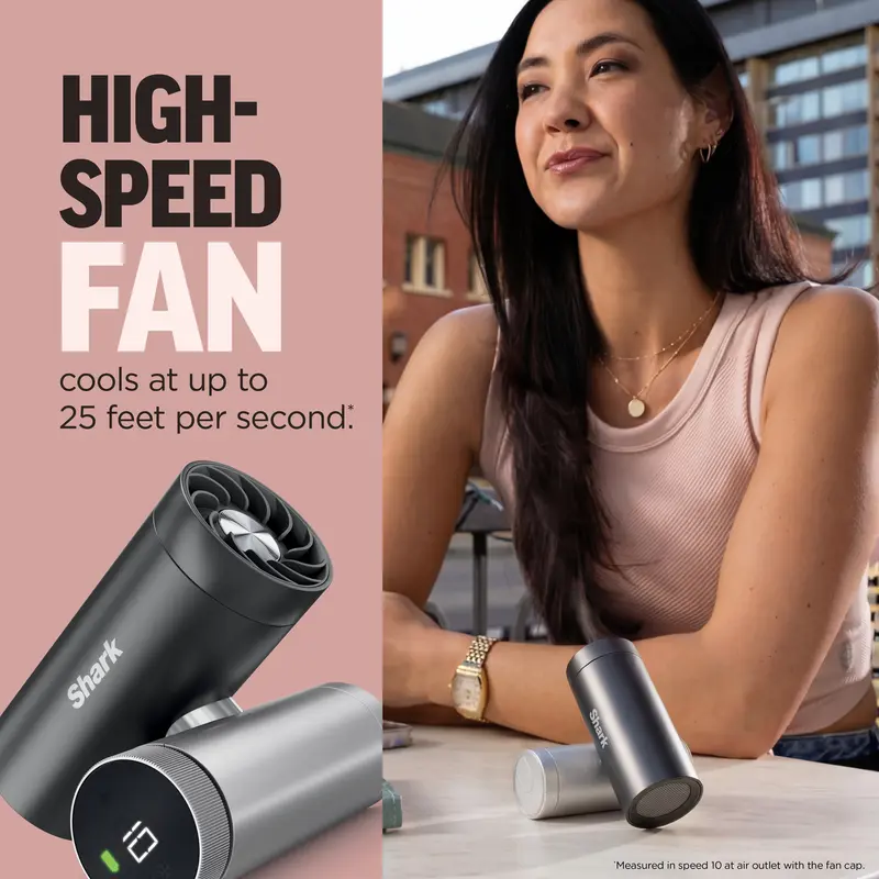 Shark ChillPill 3-in-1 Personal Cooling System, Carbon - FA022