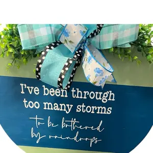 I’ve been through too many storms to be worried about raindrops