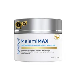 MiamiMAX Anti-Aging Lifting & Firming Face Cream for Women - Wrinkle Reducer & Hydrating Moisturizer for Smooth Radiant Skin Tightening Cream for Face & Neck 1.7oz