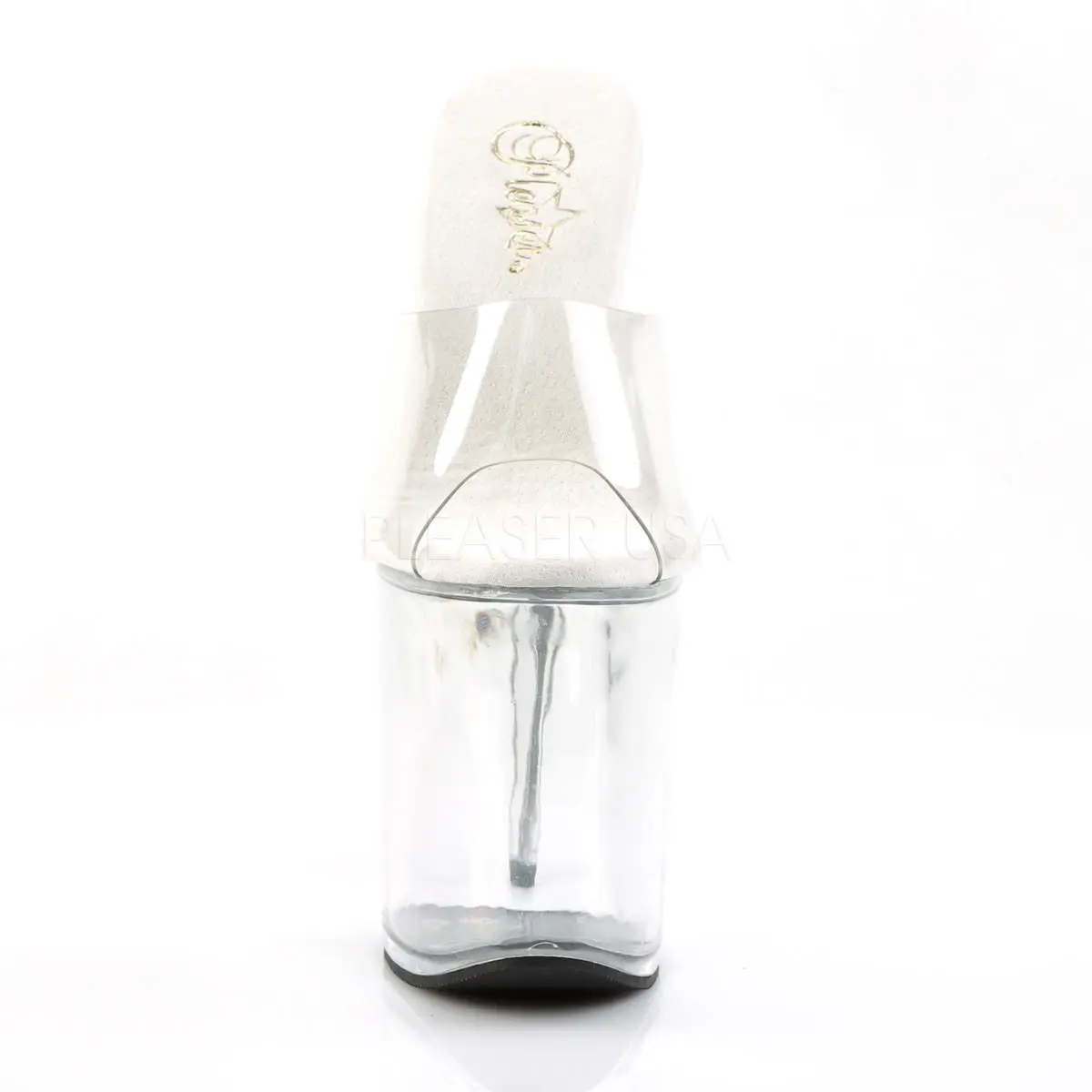 8 Inch Heel FLAMINGO-801 Clear