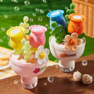 Outdoor Bubble Machine Toy, Automatic Bubble Maker, Large Capacity & One-Button Operation, Ideal for Kids Ages 3+, Perfect for Outdoor Play