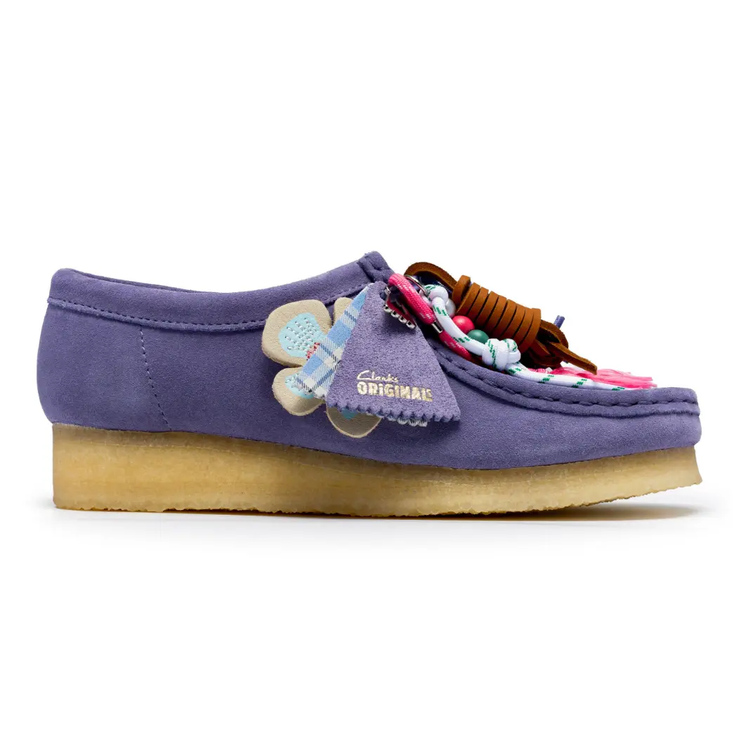 Clarks Wallabee Lo - 26186542 - Purple Interest (WOMEN'S)