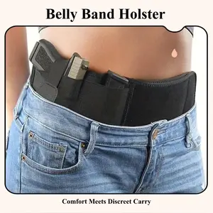 Concealed Carry Belly Band Holster: Elastic, Breathable & Tactical - Perfect for Men & Women!