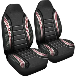 Baseball Stitches Car Seat Covers