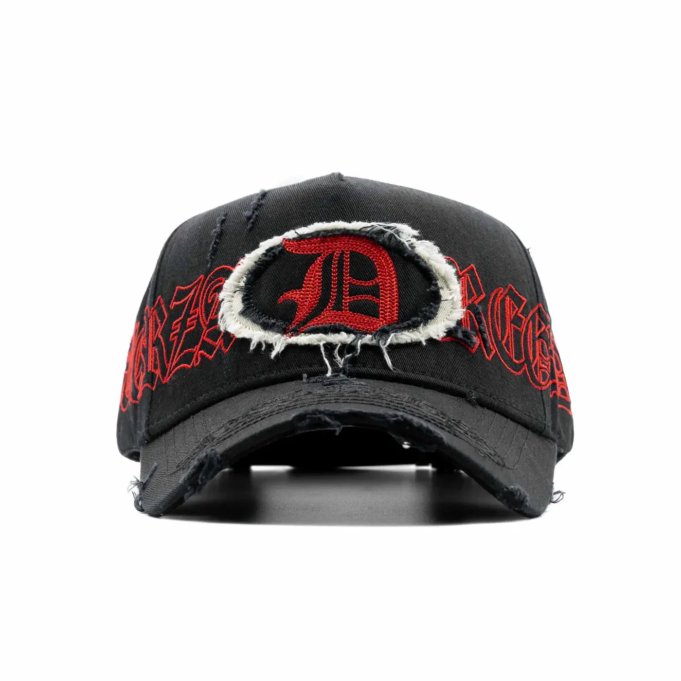 DANDY HATS X FUERZA REGIDA "Distressed" - Premium Embroidered Snapback, Adjustable Streetwear Hat Baseball Cap for Men Women Unisex Fashion Trend Travel Hiking Outdoor Sports Fitness Running Climbing Birthday Gift Christmas Gift Thanksgiving Gift