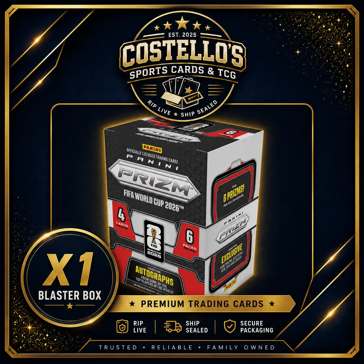2026 Panini Prizm FIFA World Cup Blaster Box