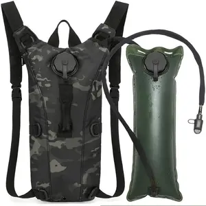Camouflage Water Bag with 101.44 Oz Water Bag, 17.7 Inch High Water Bag Backpack, Suitable for Outdoor Hiking, Biking, Running, Walking, Hiking, The Perfect Christmas Gift