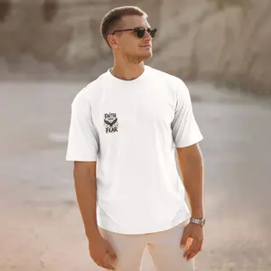 Minimalist Inspirational Eagle T-Shirt - 180gsm 100% Cotton Activewear for Men's Outdoor & Gym Life