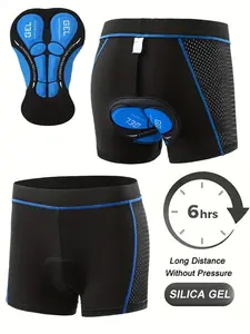 Men's Outdoor Professional Cycling Pants, Comfortable Breathable Short Bike Shorts, Workout Biker Shorts, Suitable for All Outdoor Riding Sports