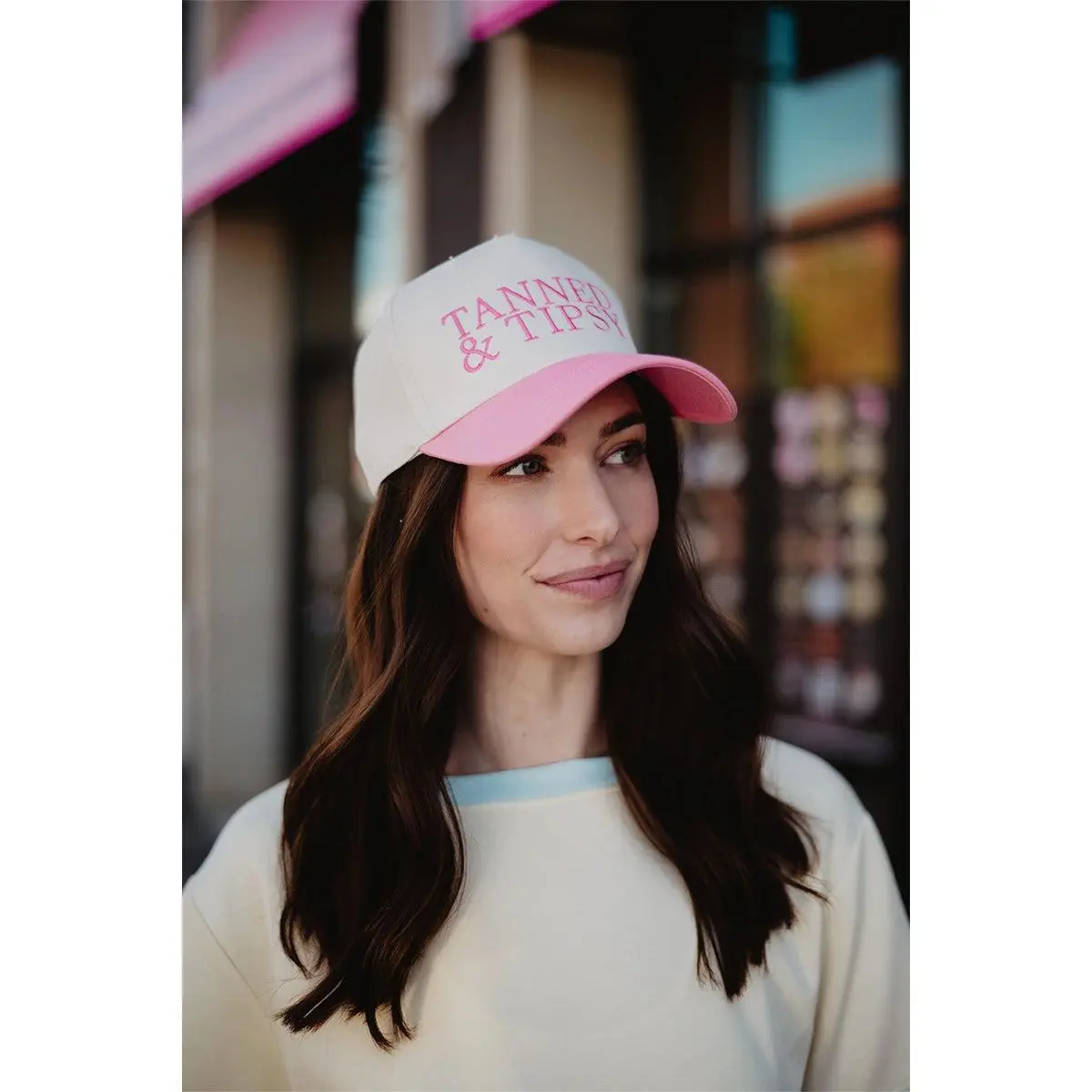 Tanned & Tipsy Vintage Hat Embroidered Comfy - TikTok Shop