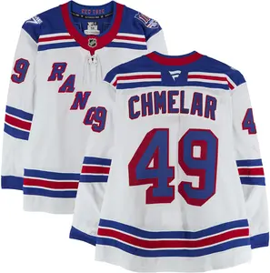 Jaroslav Chemlar New York Rangers Game-Used #49 White Set 2 Jersey from the 2025-26 NHL Season