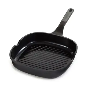 BergHOFF Stone+ Nonstick Ceramic Grill Pan 10.25", Recycled