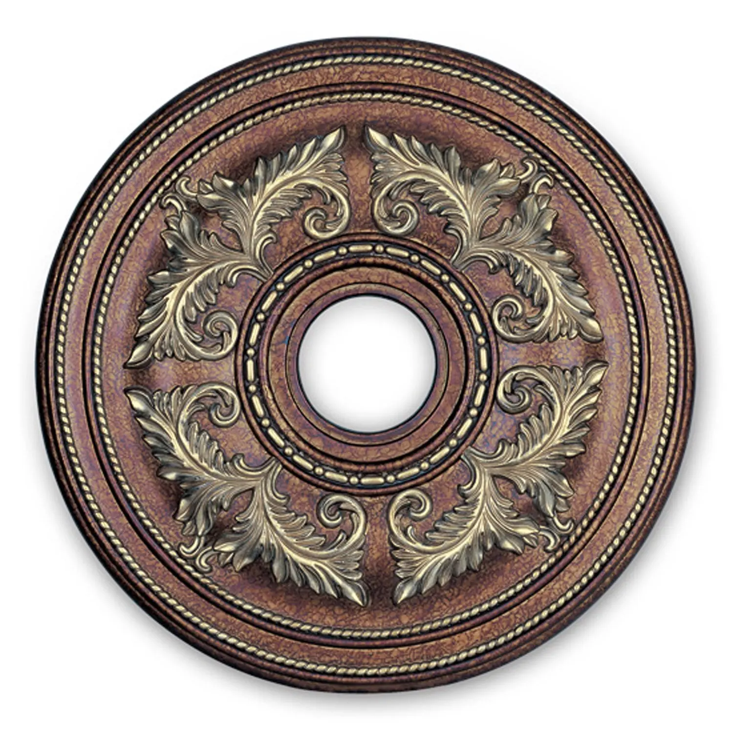 Versailles Ceiling Medallion Hand Applied Palacial Bronze w/ Gildeds