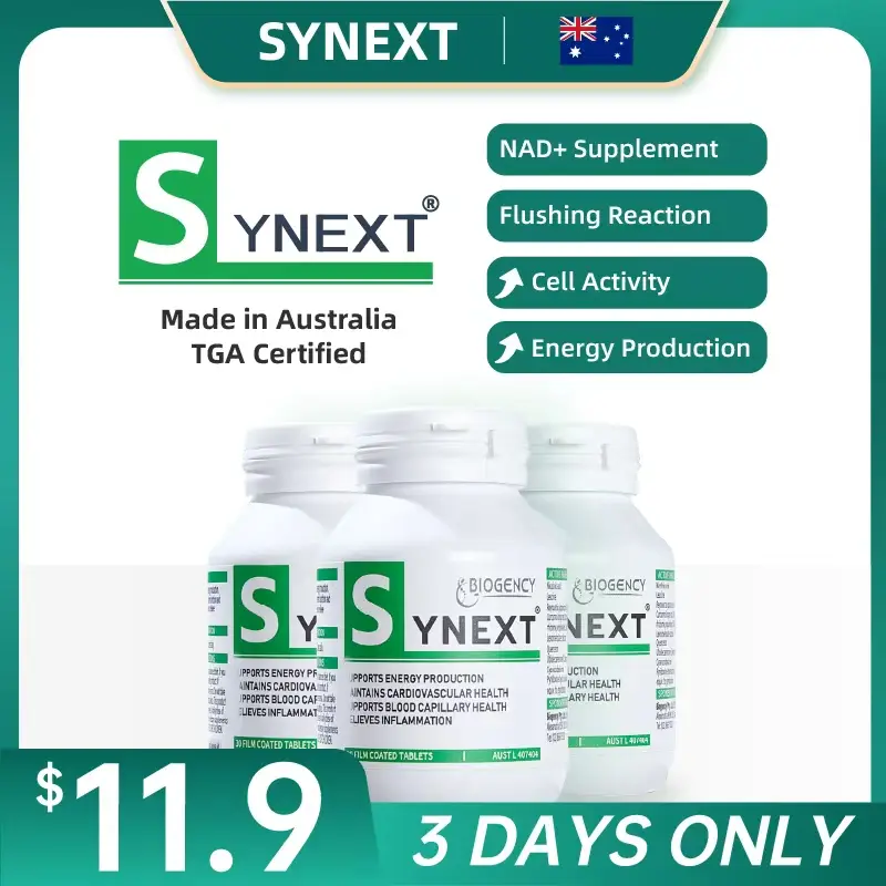 NAD+ Antiaging Supplement | NMN Alternative with Niacin, CoQ10, Trans-resveratrol, Magnesium, Quercetin, Curcuma, Leucine, Vitamins | Cellular Renew,