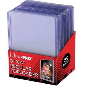 Trading Card Toploaders, Collectibles Accessory with Item Protection and Secure Hold