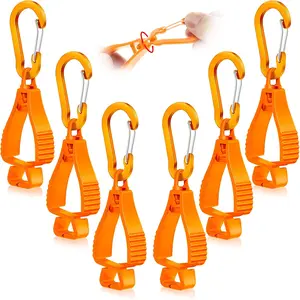 Glove Clips for Work Glove Holders for Belt and Pants Work Safety Keeper Clamp Catcher Construction Gloves Helmets